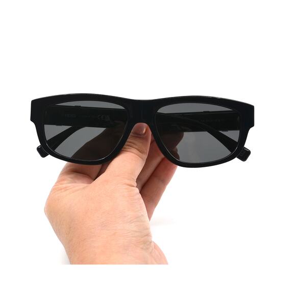 NEW FENDI FE40157F 01A BLACK GREY AUTHENTIC SUNGLASSES - Picture 12 of 14